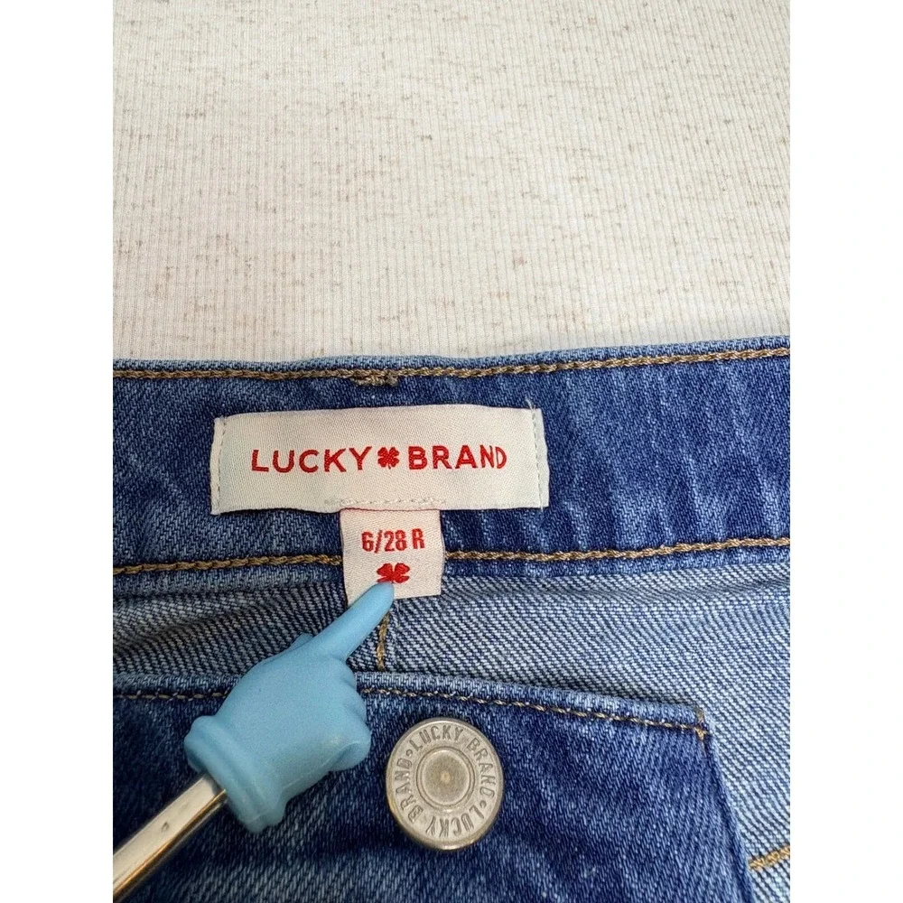 Lucky Brand Mens Medium Wash Straight Leg Denim Jeans Blue Size 31x28